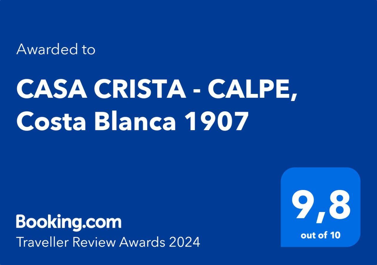 Apartmán Casa Crista - Calpe, Costa Blanca 1907 Exteriér fotografie